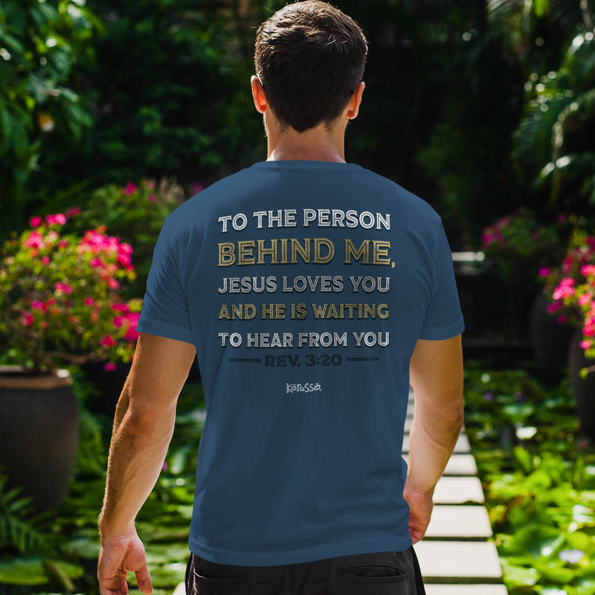 Venture Goods Jesus Loves You Christian T-Shirt – Faith & Love Collection - Image 3