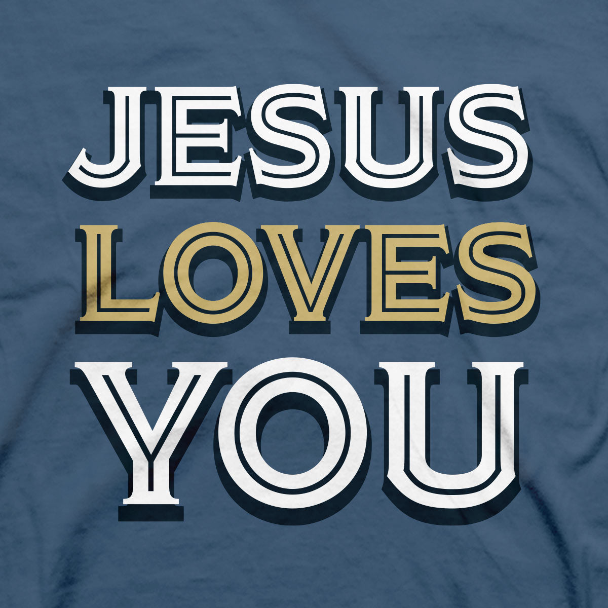 Venture Goods Jesus Loves You Christian T-Shirt – Faith & Love Collection - Image 5