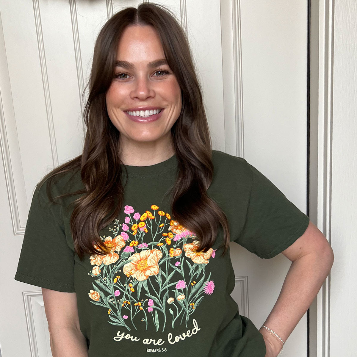 Venture Goods "You Are Loved" Women’s T-Shirt – Inspirational Christian Graphic Shirt - Image 6