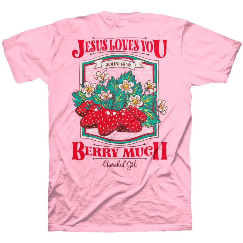 Venture Goods "Berry Much" Women's T-Shirt – Fun & Faith-Inspired Graphic Shirt