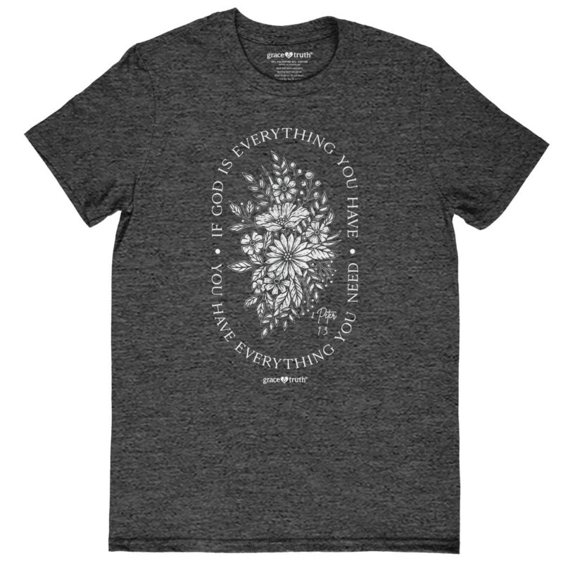 Venture Goods "God Is Everything" Women’s T-Shirt – Inspirational Christian Faith Shirt