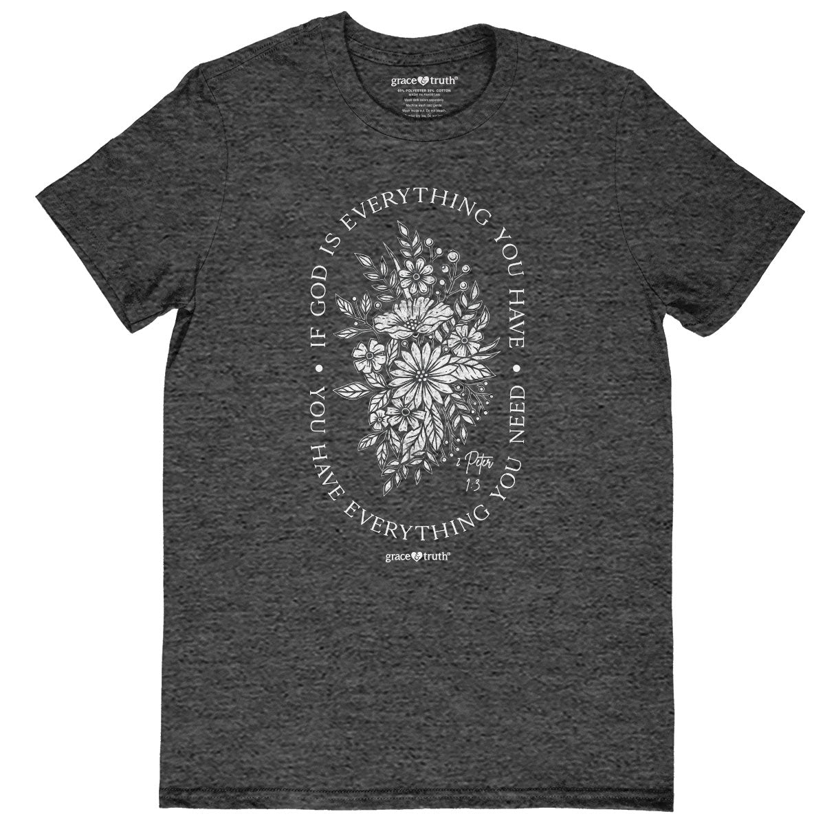 Venture Goods "God Is Everything" Women’s T-Shirt – Inspirational Christian Faith Shirt