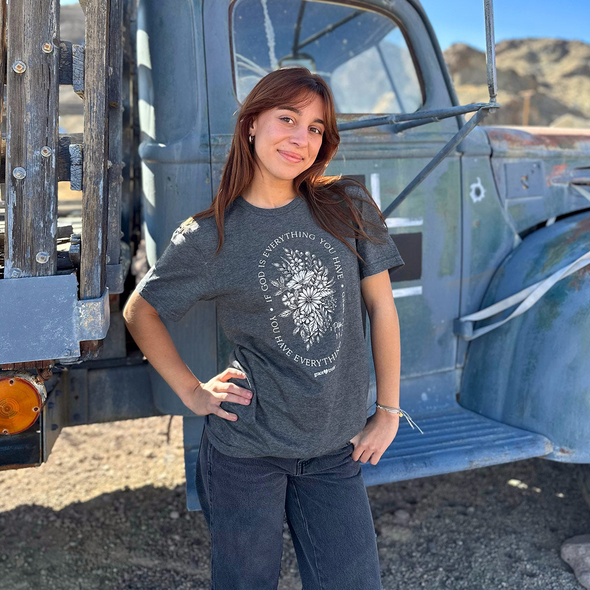 Venture Goods "God Is Everything" Women’s T-Shirt – Inspirational Christian Faith Shirt - Image 3