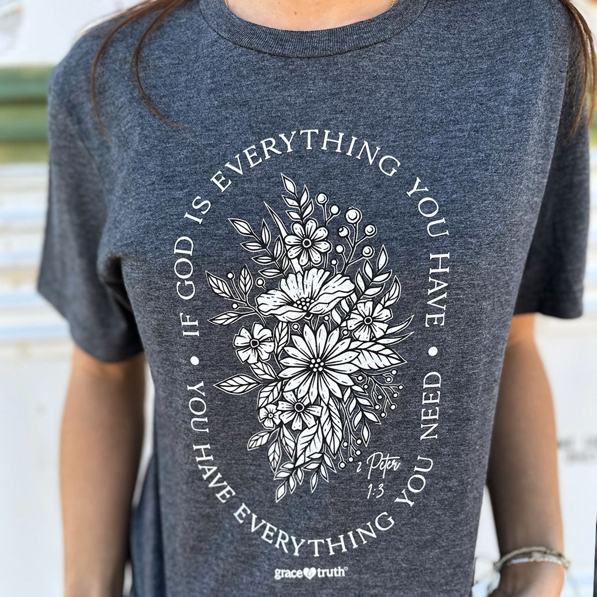 Venture Goods "God Is Everything" Women’s T-Shirt – Inspirational Christian Faith Shirt - Image 4