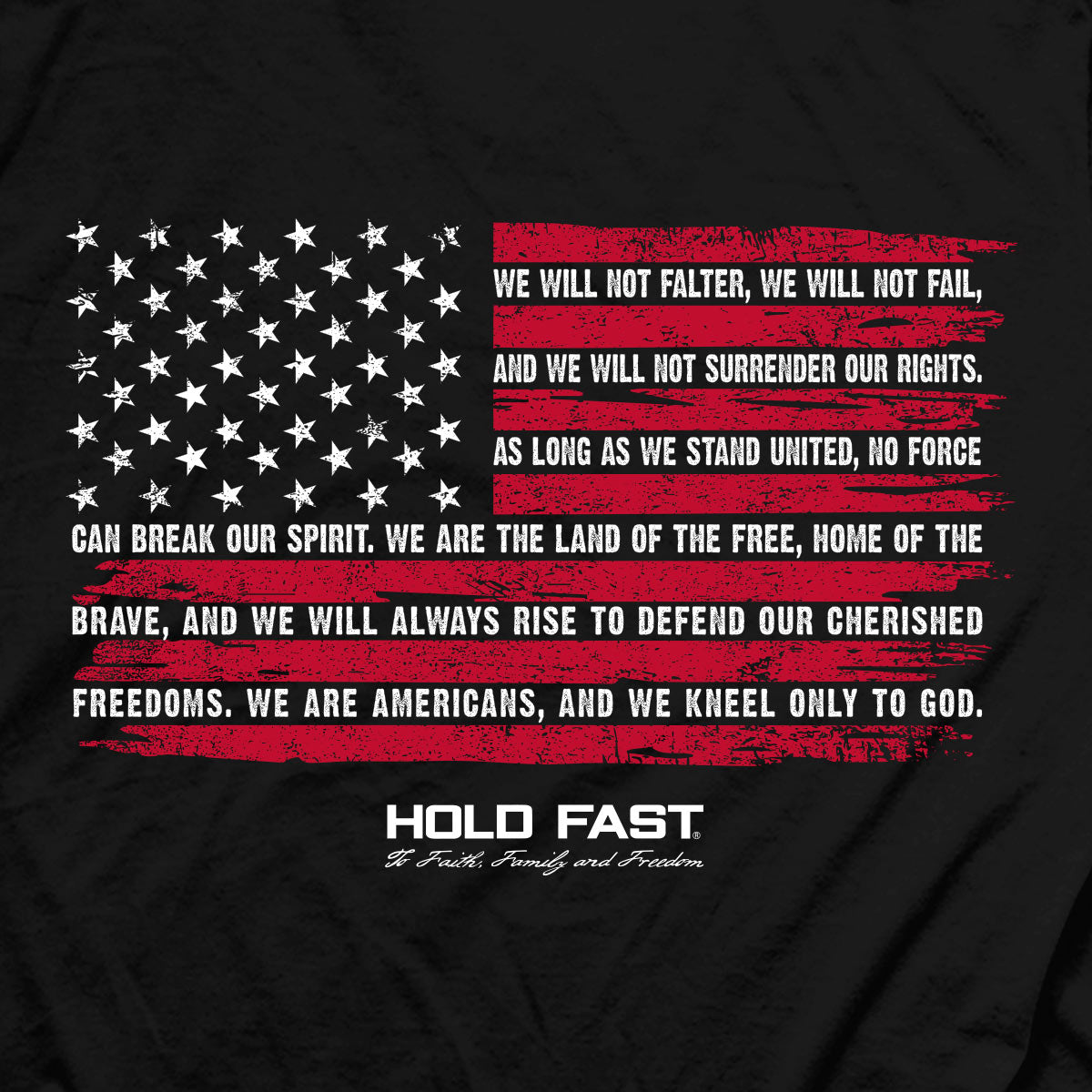 Venture Goods Men's We Will Not Falter T-Shirt – HOLD FAST Collection - Image 4