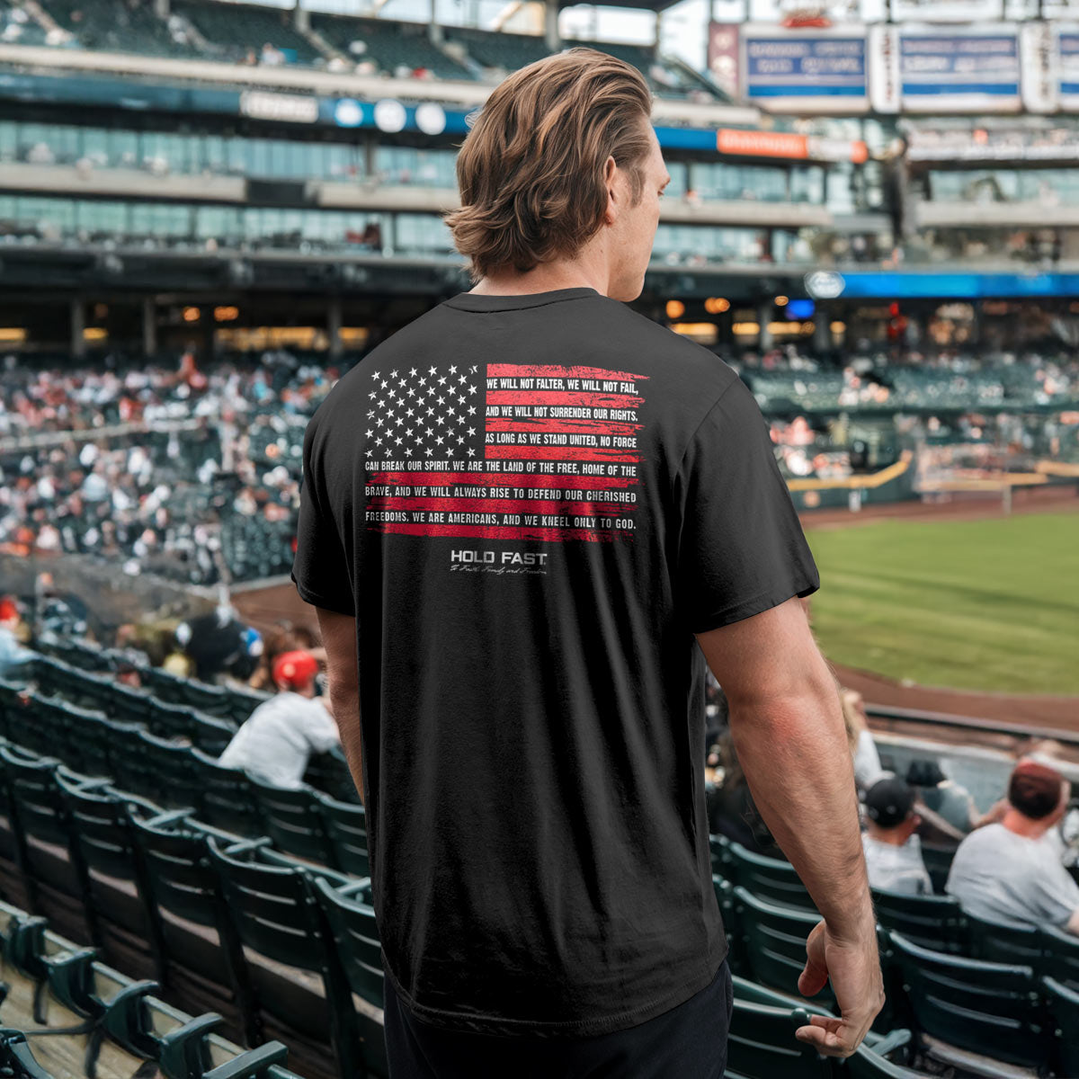 Venture Goods Men's We Will Not Falter T-Shirt – HOLD FAST Collection - Image 3